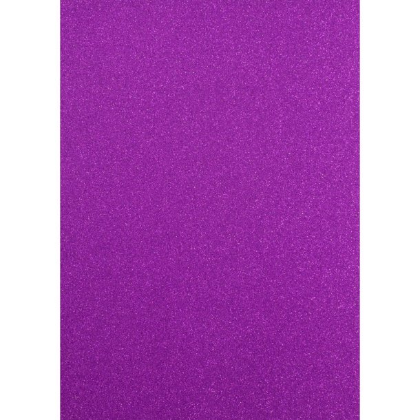 Glitter Karton A4 Lilla