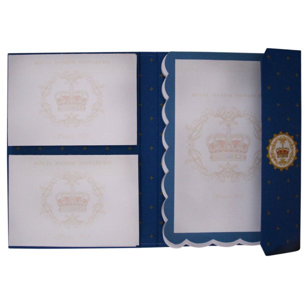 Notesbog Royal Dansk Monarki - Danish Royal Monarchy  Kongebl