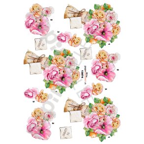 3D Ark By Papirgalleriet.dk Blomster 13874