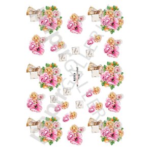 3D Ark Papirgalleriet.dk  Minikort Blomster 13875