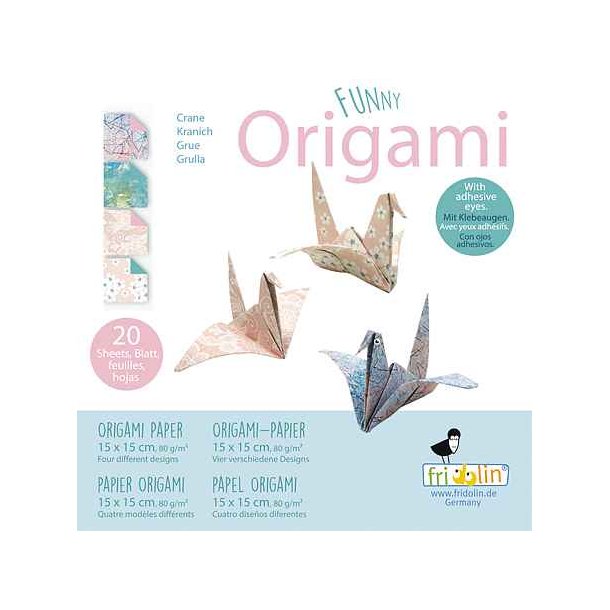 Origami Foldepapir Funny 15x15 80g Traner 2020125 Svrhedsgrad Normal