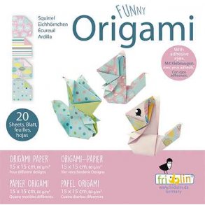 Origami Foldepapir Funny 15x15cm 80g Egern 2020137 Svrhedsgrad Normal