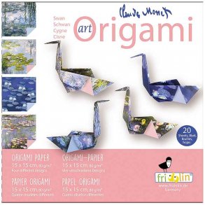 Origami - Foldepapir Art Claude Monet 15x15cm 80g Svane 2020143 Svrhedsgrad Normal