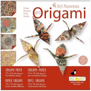 Origami - Foldepapir Art Nouveau 15x15cm  80g Traner 2020139 Svrhedsgrad Normal