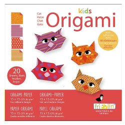 Origami Foldepapir Kids 15x15cm 80g Katte 2020117