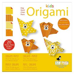 Origami Foldepapir Kids 15x15cm 80g Hunde 2020120