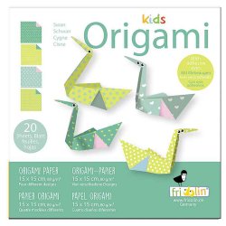 Origami Foldepapir Kids 15x15cm 80g Svane 2020118