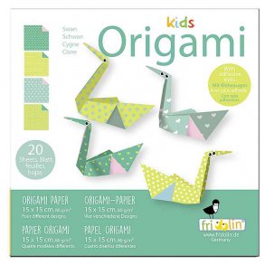 Origami Foldepapir Kids 15x15cm 80g Svane 2020118
