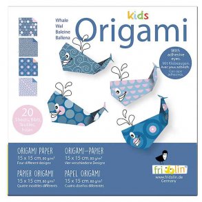 Origami Foldepapir Kids 15x15cm 80g Hvaler 2020119