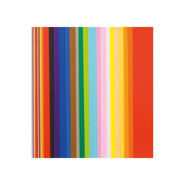 Origami - Foldepapir 15x15cm Ass.Farver 50 Ark 