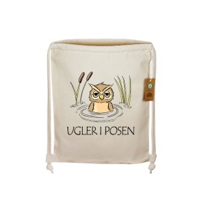 Gymnastikpose kologisk Naturfarvet Bomuld - Ugler I Posen