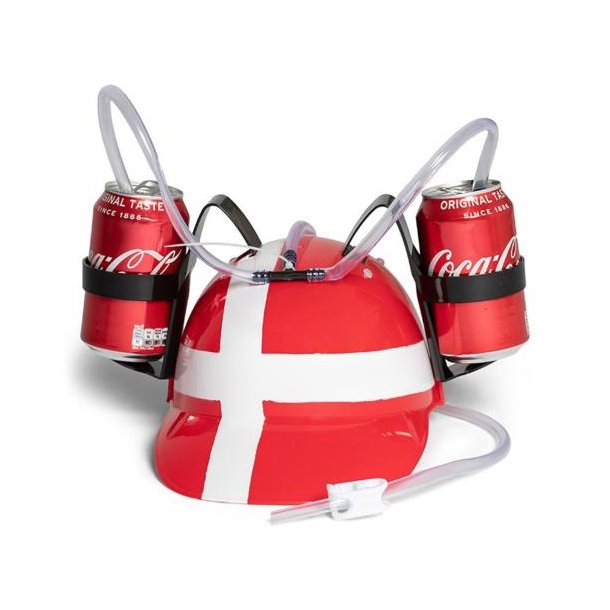 Drikkehjelm Dannebrogs Flag Danmark