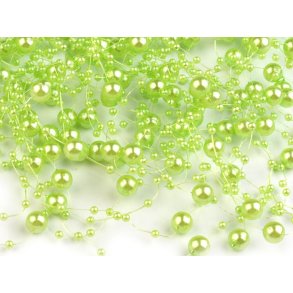 Bordpynt - Dekorations Perlekder 12x1,3m Grn - 2020432