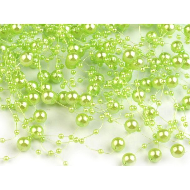 Bordpynt - Dekorations Perlekder 12x1,3m Grn - 2020432