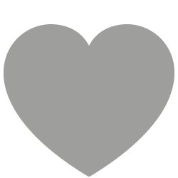 Karton Hjerter Mellem 50 stk - Flere Farver