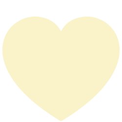 Karton Hjerter Mellem 50 stk - Flere Farver