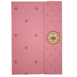 Notesbog Royal Dansk Monarki - Danish Royal Monarchy  Pink