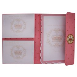 Notesbog Royal Dansk Monarki - Danish Royal Monarchy  Pink