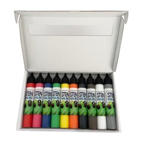 Stenmaling 10 X 30 ml