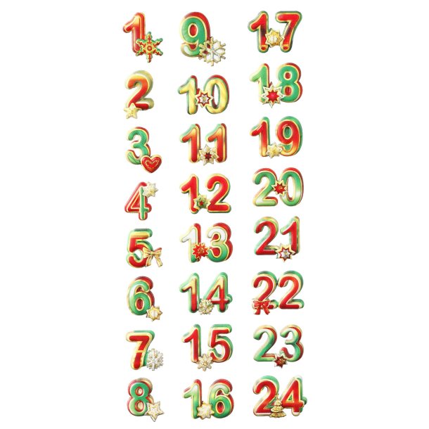 Stickers SOFTY Jul  Kalendertal