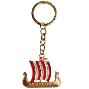 Nglering Vikingeskib & Dannebrogs Flag 