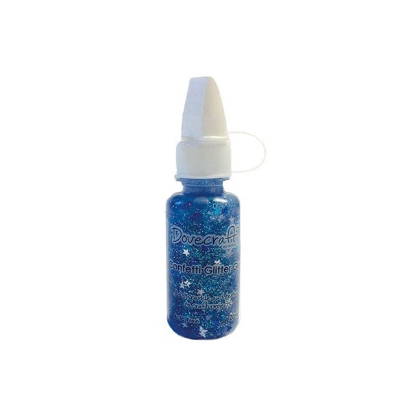 Dovecraft Confetti Glitterlim 20ml StjerneMix 202086