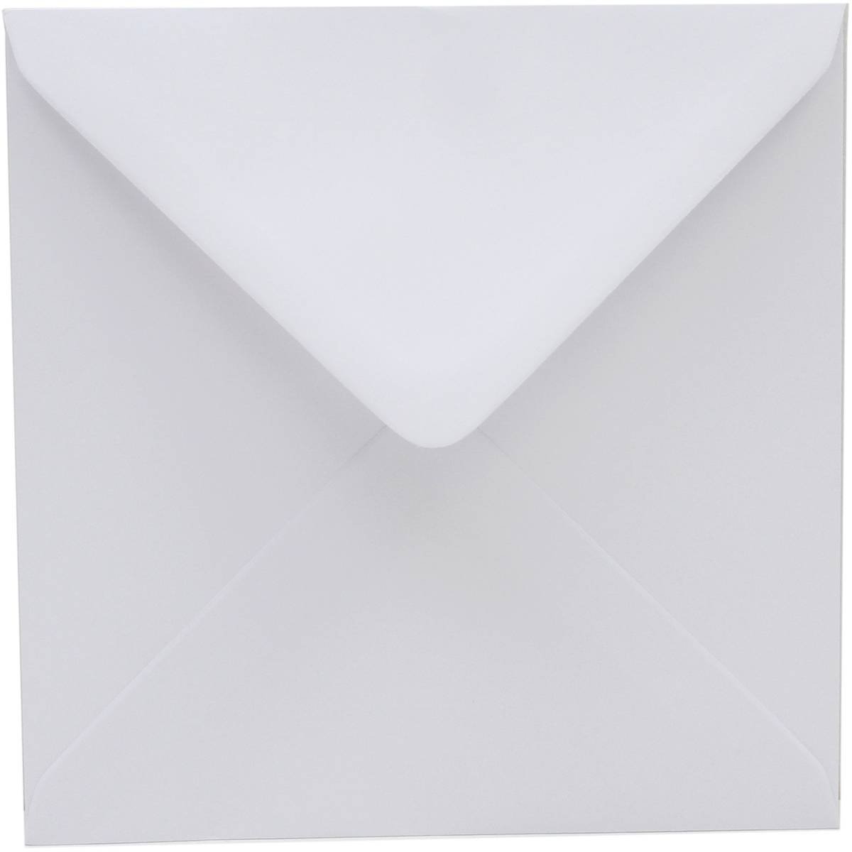 14x14 cm Hvid 50stk - Kuverter - Papirgalleriet