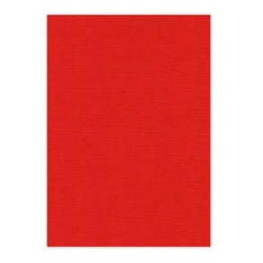 Linen 240g A4  Christmas Red 583034