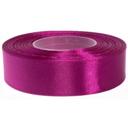 Satinbnd Fuchsia Pink 6-12-25 mm x 32m