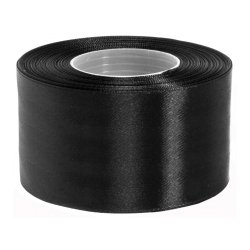 Satinbnd Sort 6-12-25-50 mm x 32m