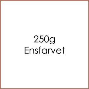 250g Ensfarvet