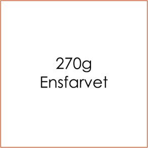 270g Ensfarvet