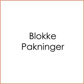 Blokke/Pakninger