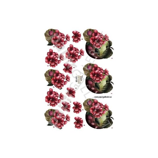 3D Ark Dan-Design Blomster 12736