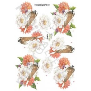 3D Ark Dan-Design BlomsterFugl 12815