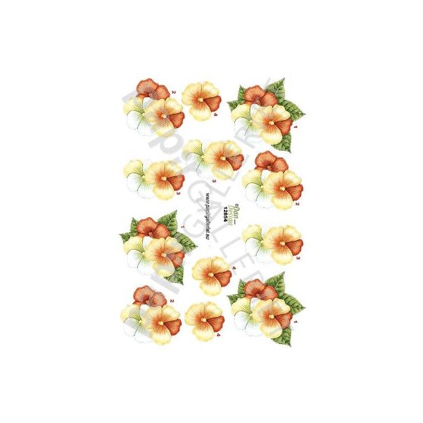 3D Ark Dan-Design Blomster 12854