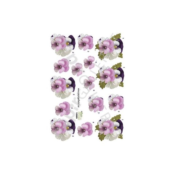 3D Ark Dan-Design Blomster 12884