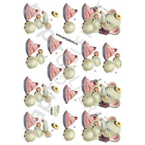 3D Ark Dan-Design Dyr & Elefant 12920