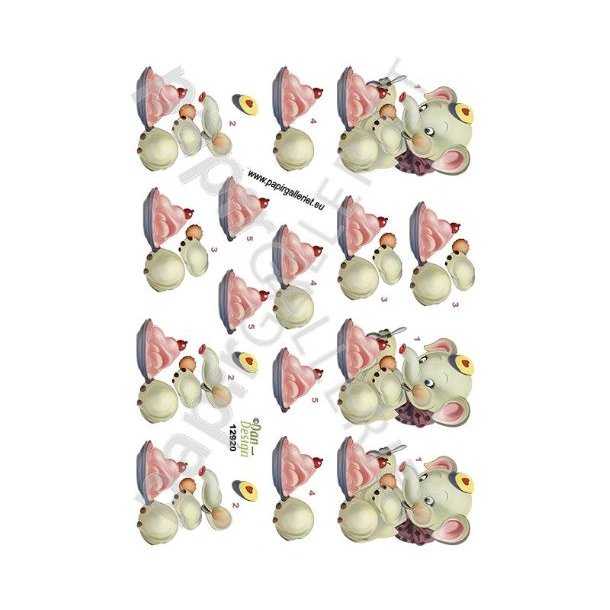 3D Ark Dan-Design Dyr &amp; Elefant 12920