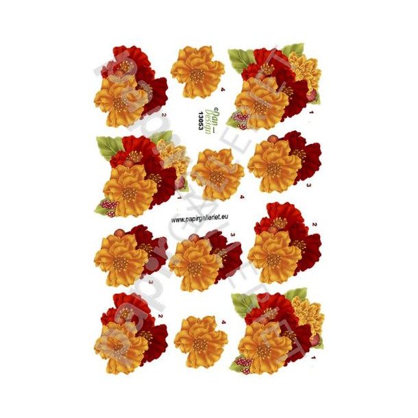 3D Ark Dan-Design Blomster 13053