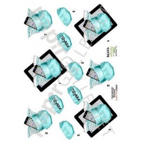 3D Ark Dan-Design Ipad/Mobil Turkis 13170