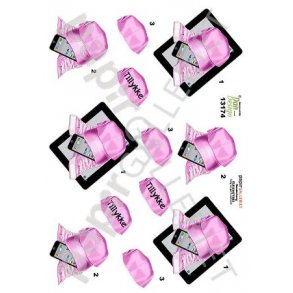 3D Ark Dan-Design iPad/Mobil Pink 13174