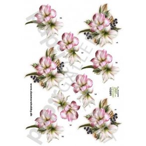 3D Ark Dan-Design Blomster 13201