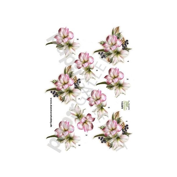 3D Ark Dan-Design Blomster 13201