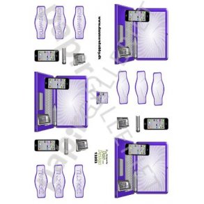 3D Ark Dan-Design Computer Lilla 13203