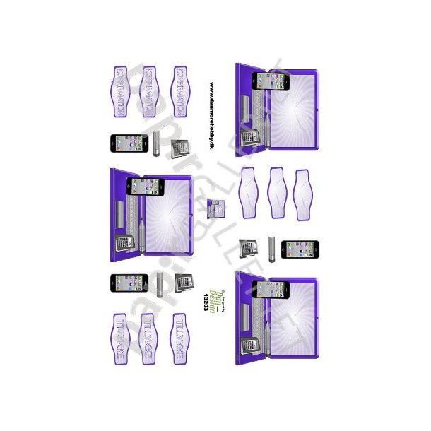 3D Ark Dan-Design Computer Lilla 13203