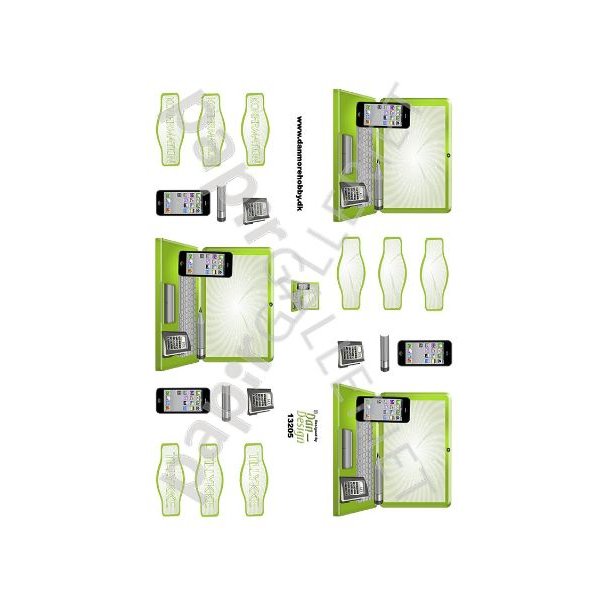 3D Ark Dan-Design Computer Grn 13205 