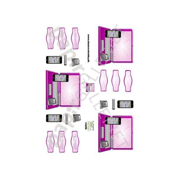 3D Ark Dan-Design Computer Pink 13206