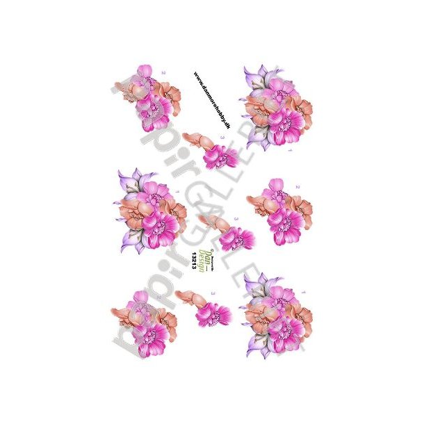 3D Ark Dan-Design Blomster 13213