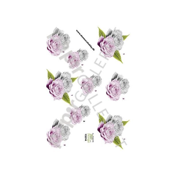 3D Ark Dan-Design Blomster 13214